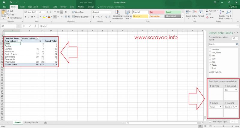 create a pivottable in excel 2016 and easily analyze large data in