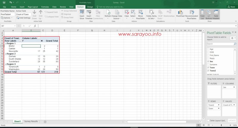 Create a PivotTable in Excel 2016 and Easily Analyze Large Data in ... Create a PivotTable in Excel 2016 and Easily Analyze Large Data in ...
